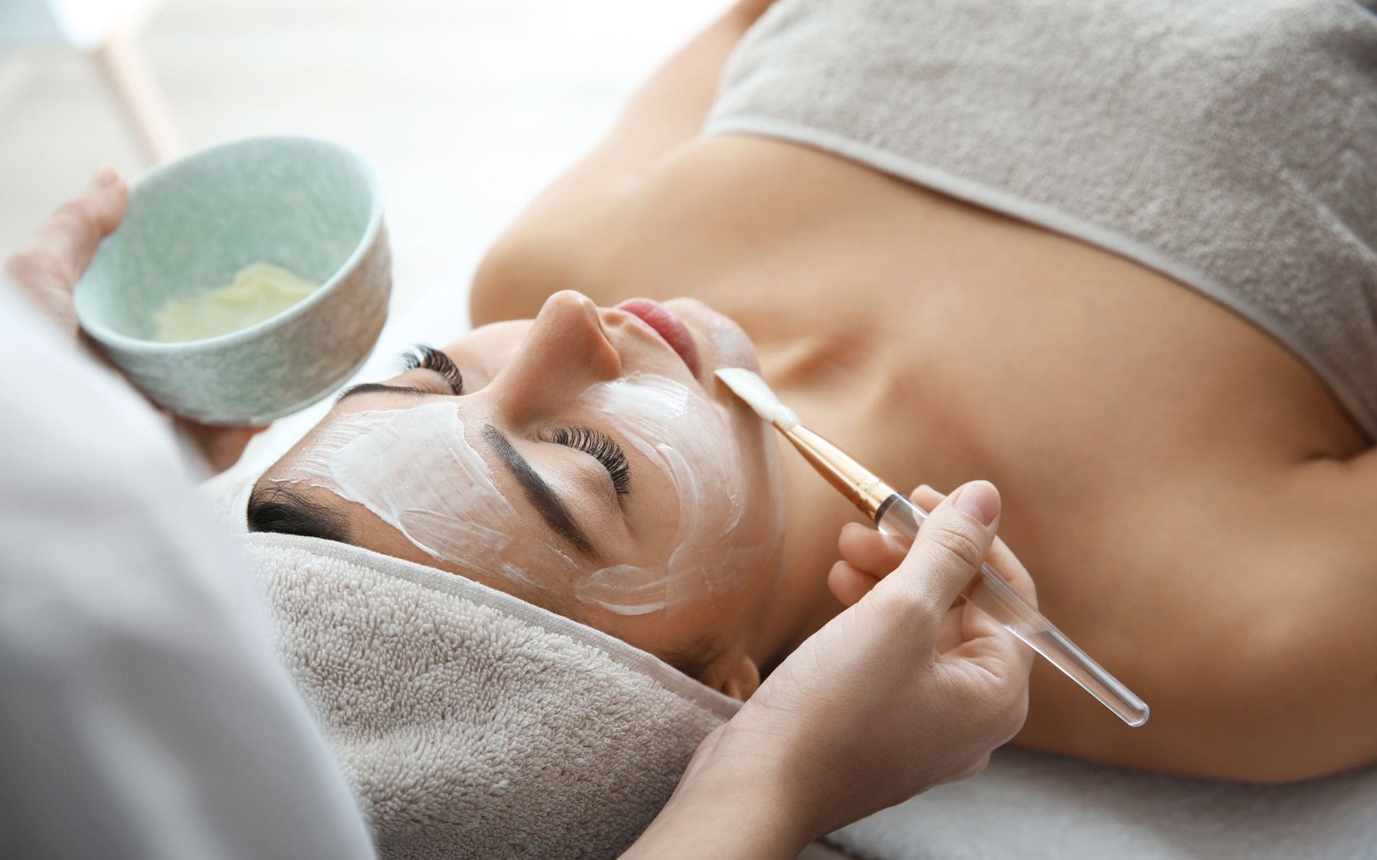 Facial treatment at Science of Beauty Annapolis