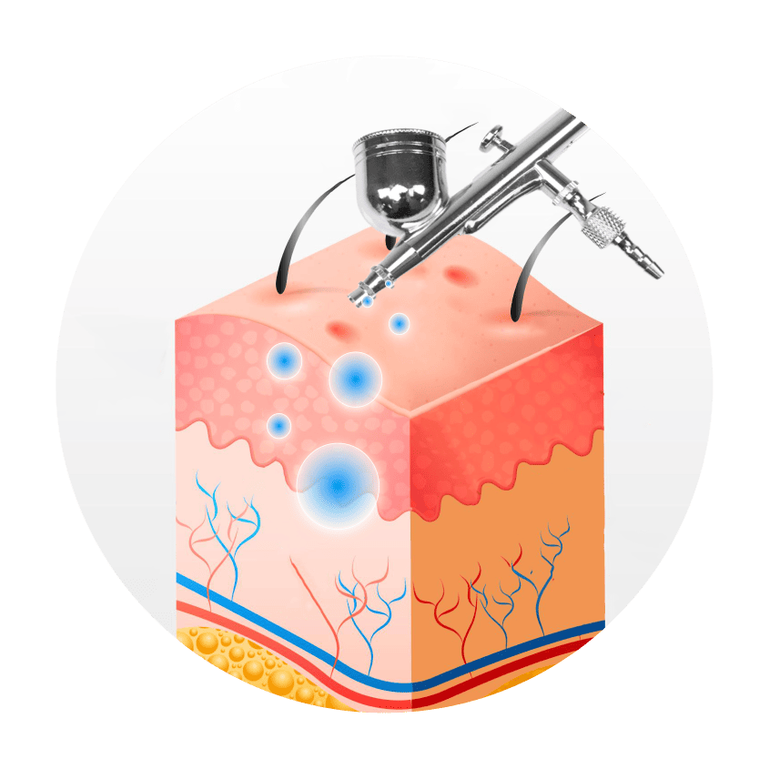 Serum Application illustration